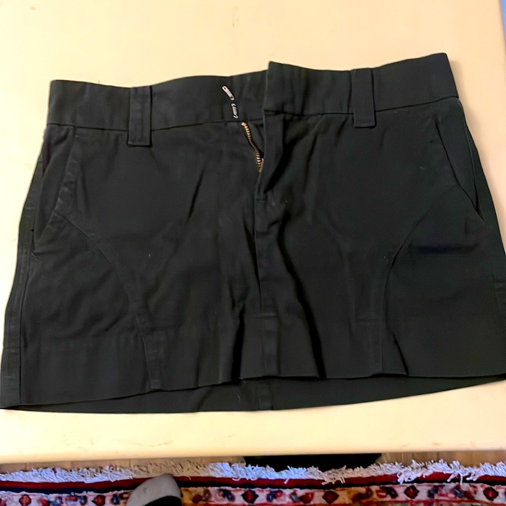 Little black skirt.